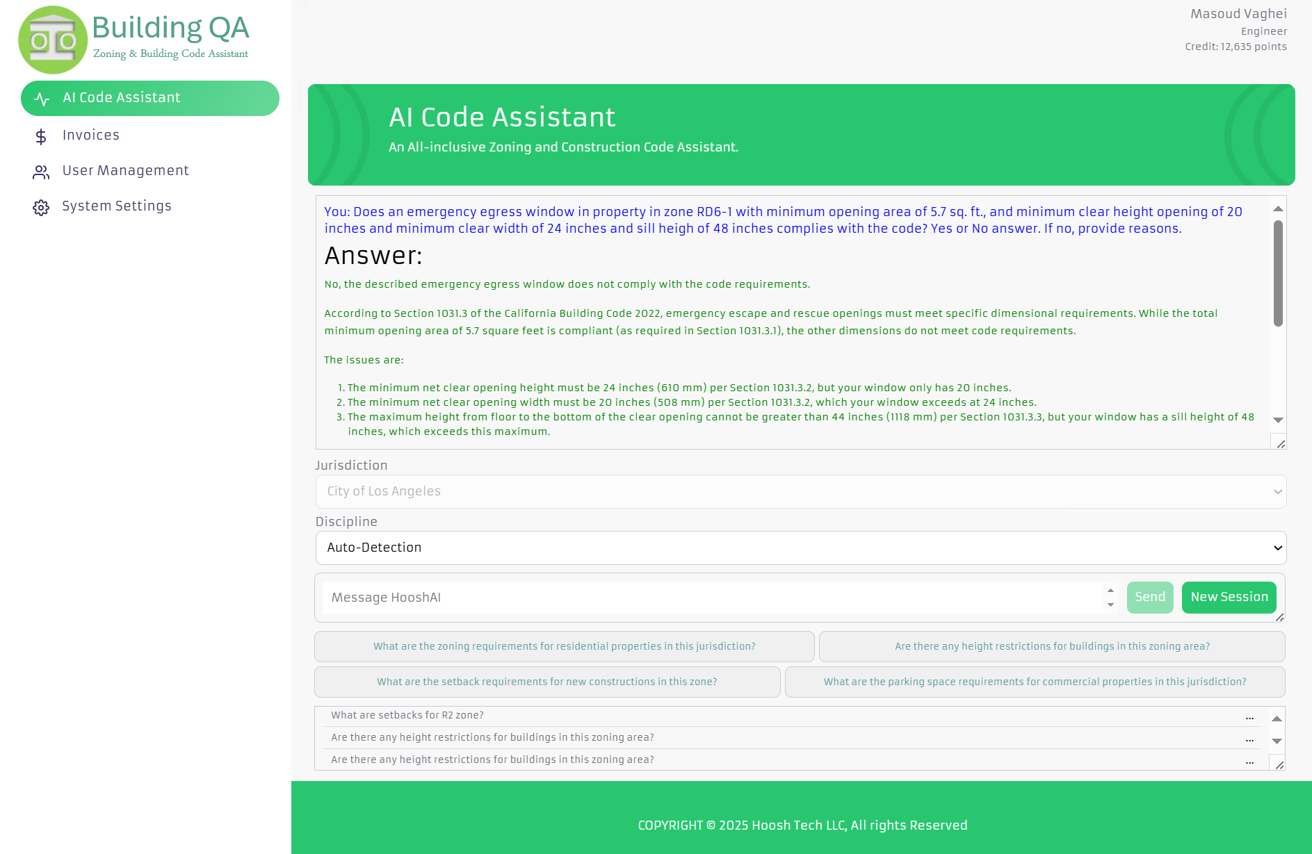Upcoming Building QA's main page mockup